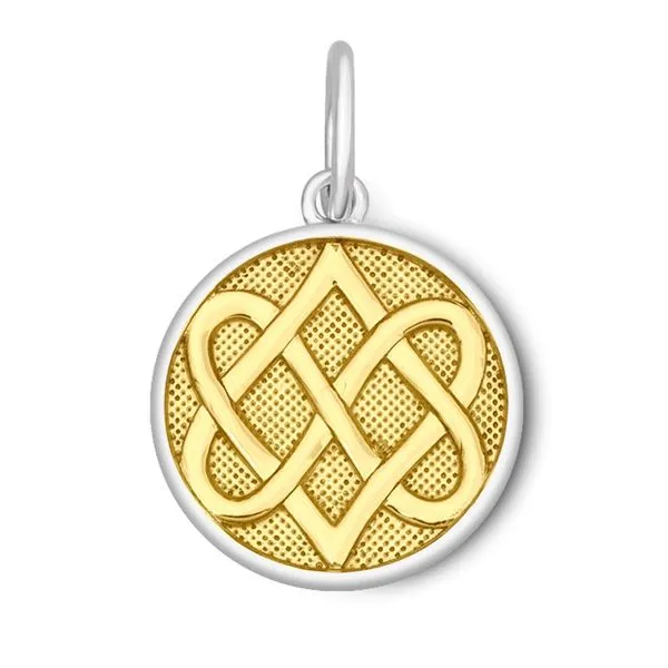 Lola Sterling 19mm Celtic Knot Gold Pendant Charles Frederick Jewelers Chelmsford, MA