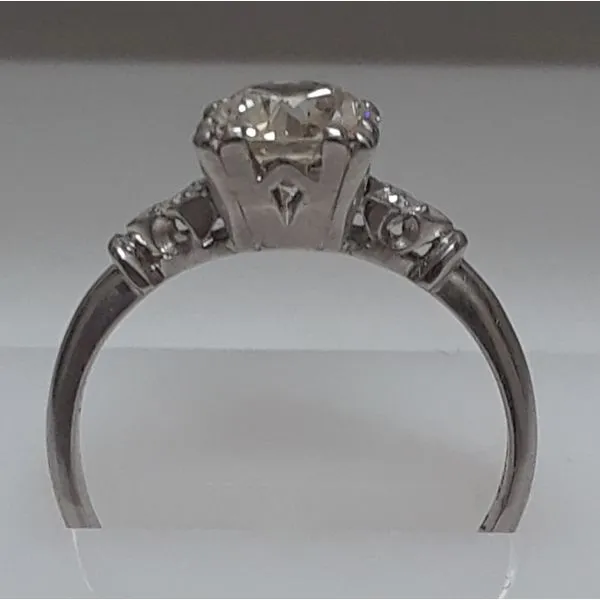 Platinum Solitaire Engagement Ring Image 3 Chipper's Jewelry Bonney Lake, WA