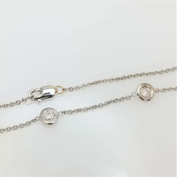17" Diamond Necklace in 14K White Gold Chipper's Jewelry Bonney Lake, WA