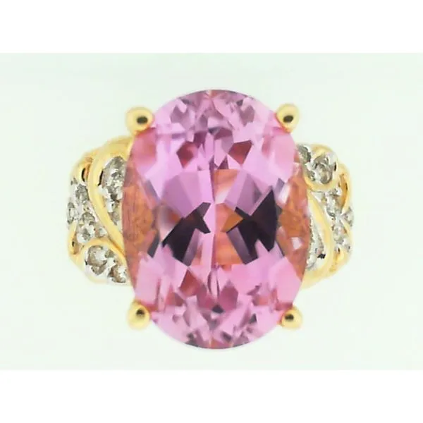 18K Yellow Gold Amethyst & Diamond Ring Chipper's Jewelry Bonney Lake, WA