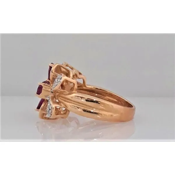 14Kt Yellow Gold Ruby and Diamond Fashion Ring Image 2 Chipper's Jewelry Bonney Lake, WA