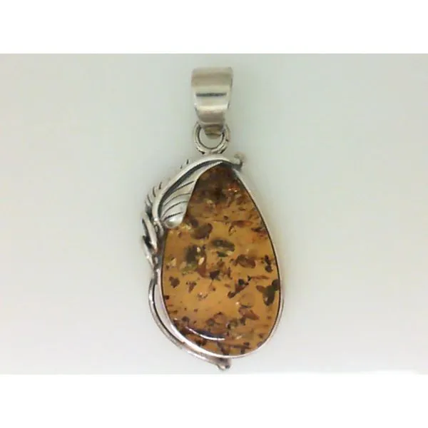 Sterling Silver Baltic Amber Pendant Chipper's Jewelry Bonney Lake, WA