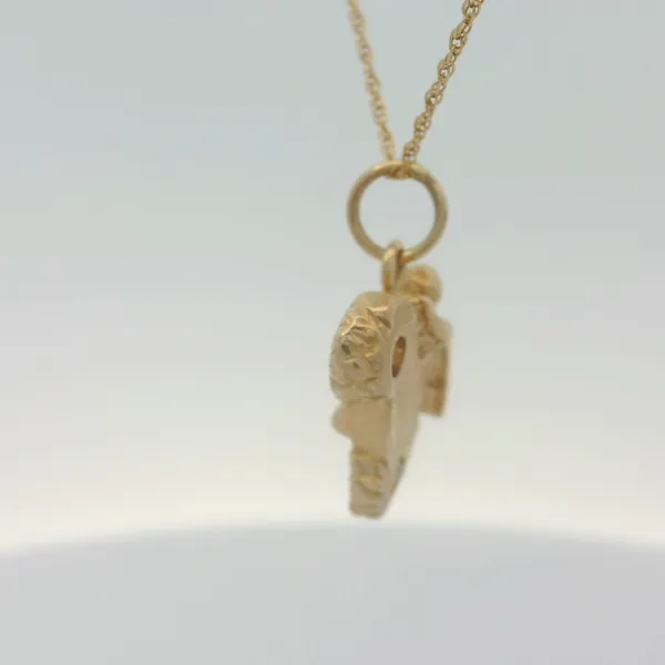 14Kt Estate Pendant or Charm with Two YAG Evil Knievel Image 4 Chipper's Jewelry Bonney Lake, WA