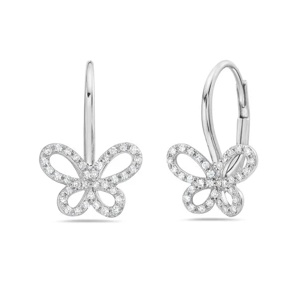 Diamond Flutter Earrings CMS Fine Jewelers Wooster, OH