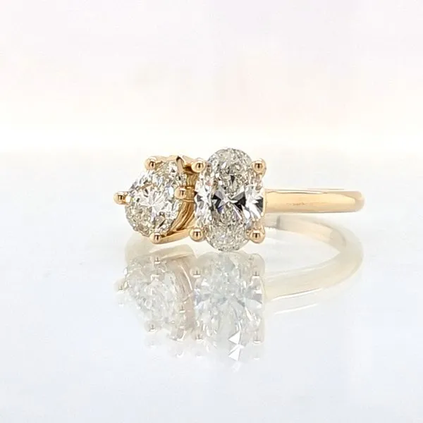 14K Yellow Gold Oval & Pear