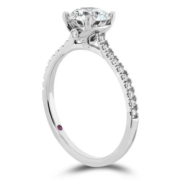 18K WG Ladies 0.19ct TW Hayley Paige Hearts On Fire Sloane Silhouette Diamond Semi Mounting Skaneateles Jewelry Skaneateles, NY