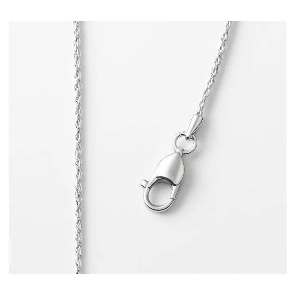 Sterling Silver 1.25mm Solid Rope Chain - 18