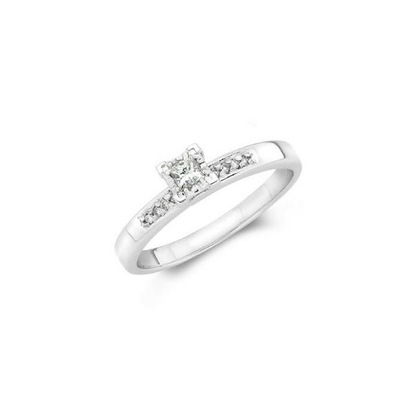 Diamond Engagement Ring .30ctw 10K White Gold Confer’s Jewelers Bellefonte, PA