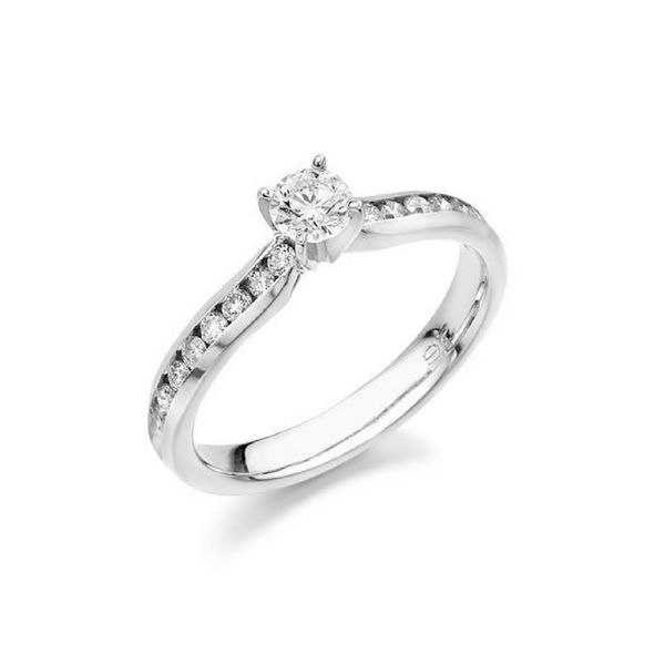 14k White Gold Diamond Engagement Ring Confer’s Jewelers Bellefonte, PA
