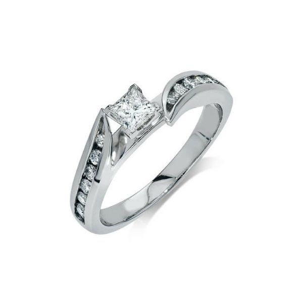 14K Gold Princess Cut Diamond Engagement Ring Confer’s Jewelers Bellefonte, PA