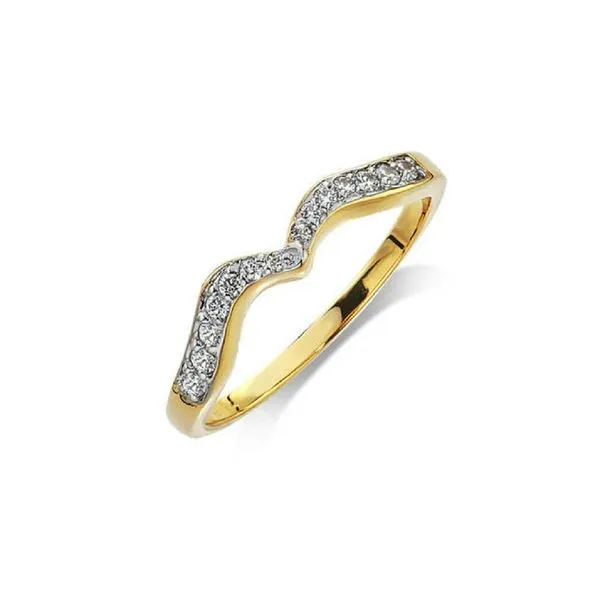 10k Curved Diamond Band Confer’s Jewelers Bellefonte, PA