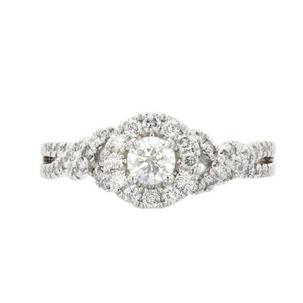 White Gold Round Diamond Engagement Ring Confer’s Jewelers Bellefonte, PA