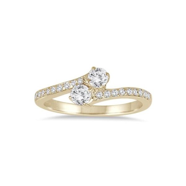 Two of Us Diamond Ring .50ctw 14K Yellow Gold Confer’s Jewelers Bellefonte, PA