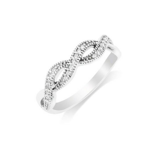 14K Diamond Twist Stackable Band Ring Confer’s Jewelers Bellefonte, PA