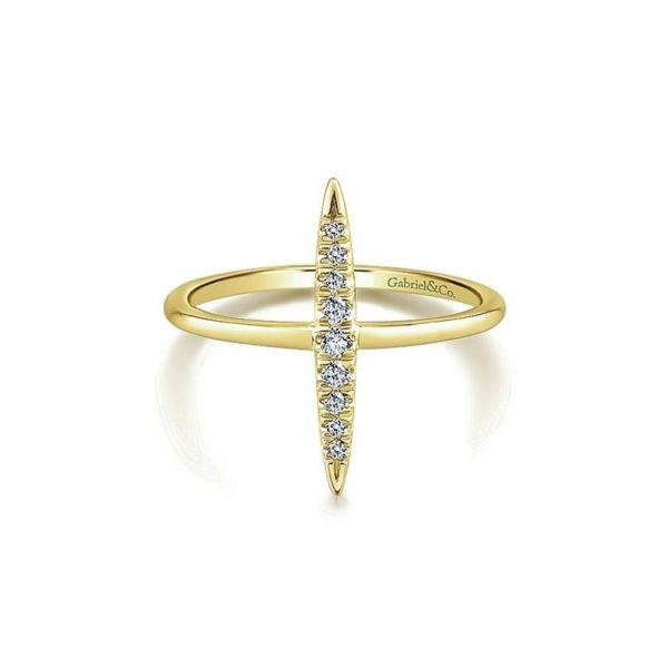 14K Gold Gabriel NY Diamond Ring Confer’s Jewelers Bellefonte, PA