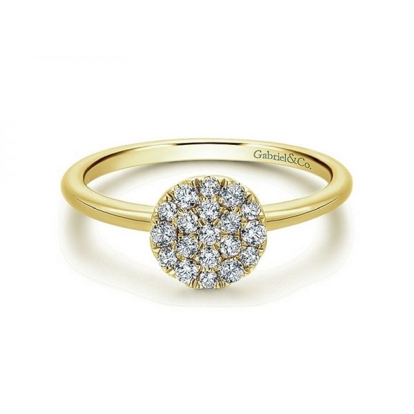 Gabriel NY 14K .25ct Pave Diamond Ring Confer’s Jewelers Bellefonte, PA