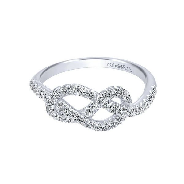 Gabriel NY 14K.42ct  Diamond Knot Ring Confer’s Jewelers Bellefonte, PA