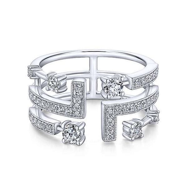 14K Gold Gabriel NY .68ctw Diamond Ring Confer’s Jewelers Bellefonte, PA