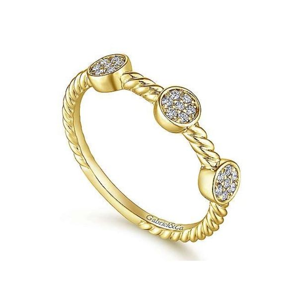 14K Gold Gabriel NY .10ctw Diamond Ring Confer’s Jewelers Bellefonte, PA