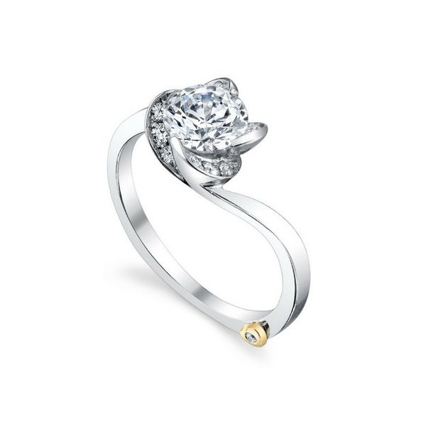 Mark Schneider Diamond Rose Semi-Mounting .14ctw 14K White Gold Confer’s Jewelers Bellefonte, PA