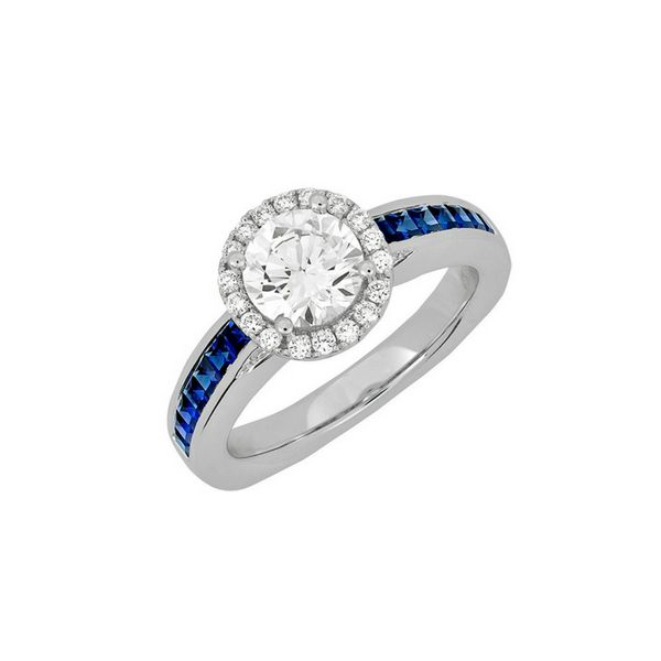 14K Eternal Flame Diamond & Sapphire Engagement Ring Confer’s Jewelers Bellefonte, PA