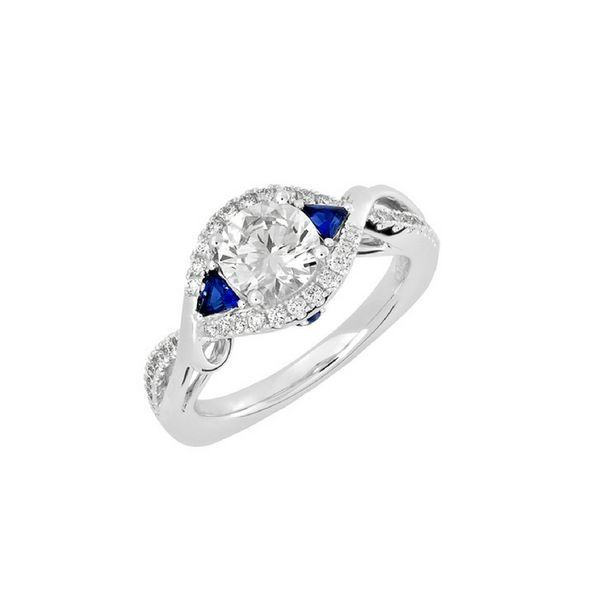 14K Eternal Flame Diamond & Sapphire Engagement Ring Confer’s Jewelers Bellefonte, PA