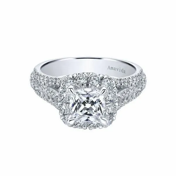 18K Amavida Diamond Engagement Semi-Mount Confer’s Jewelers Bellefonte, PA