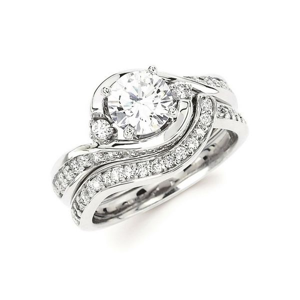 White Gold Channel Semi-Mount Engagement Ring Confer’s Jewelers Bellefonte, PA