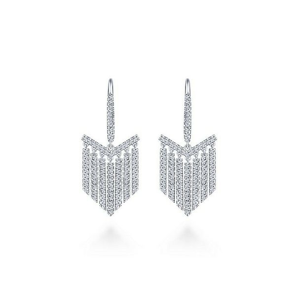 Gabriel NY .93 CTW Diamond Dangle Earrings Confer’s Jewelers Bellefonte, PA