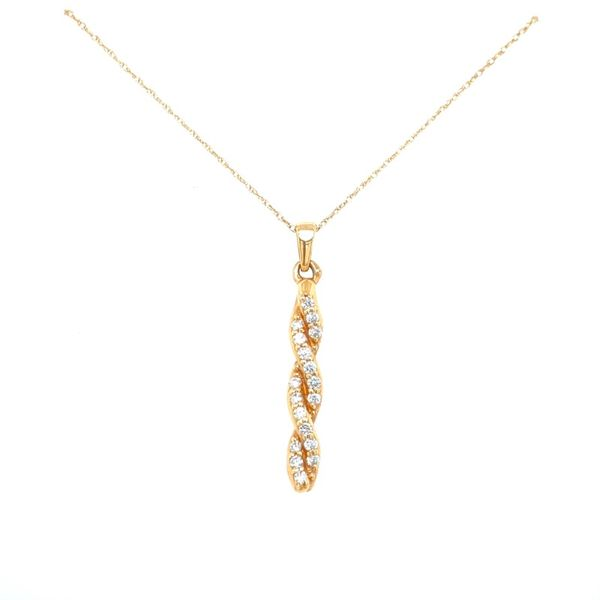 Love Entwined Diamond Pendant .25ctw 14K Yellow Gold Confer’s Jewelers Bellefonte, PA