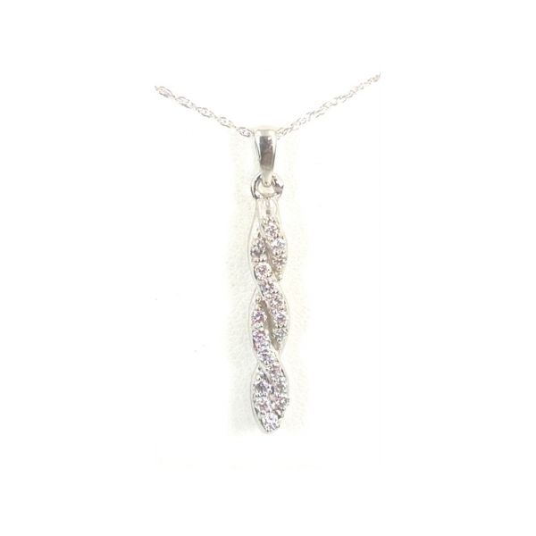 Love Entwined Diamond Pendant .25ctw 14K White Gold Confer’s Jewelers Bellefonte, PA
