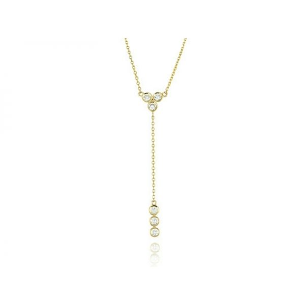 Bezel Set Diamond Necklace .35ctw 14K Yellow Gold Confer’s Jewelers Bellefonte, PA