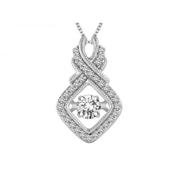 14K Gold .63ctw Dancing Diamond Pendant Confer’s Jewelers Bellefonte, PA