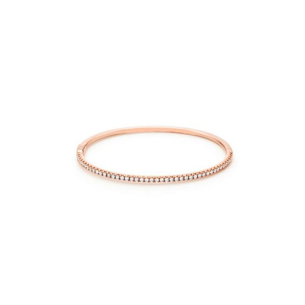 18k Rose Gold 1.63ctw Diamond Bangle Bracelet Confer’s Jewelers Bellefonte, PA