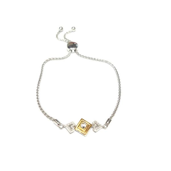 14K Yellow & White Gold Love Four All Seasons Bracelet Image 2 Confer’s Jewelers Bellefonte, PA
