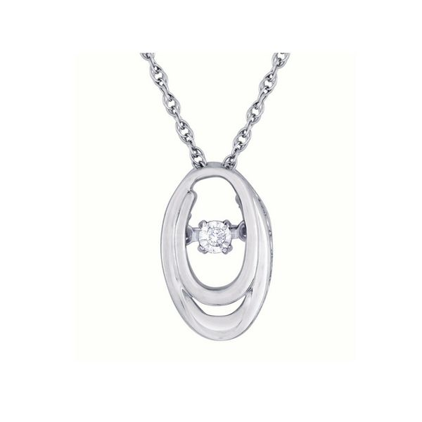 Sterling Silver .01ctw Dancing Diamond Pendant Confer’s Jewelers Bellefonte, PA