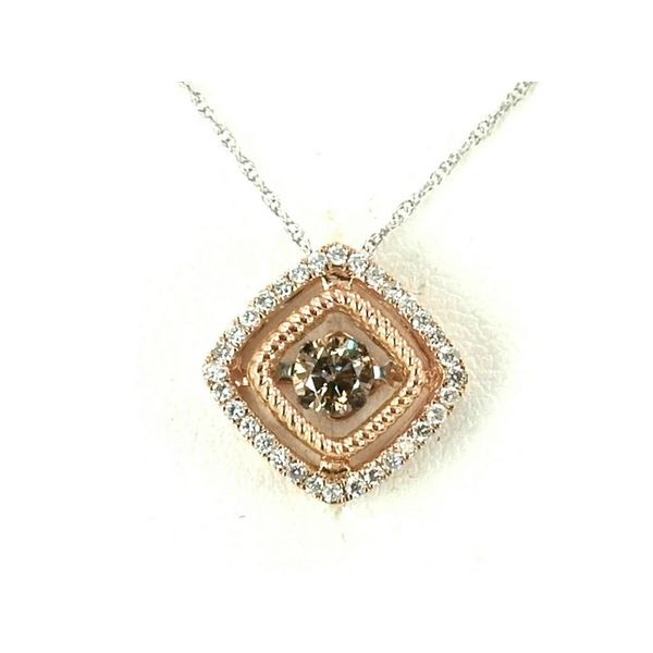 14K Gold Dancing Champagne Diamond Pendant Confer’s Jewelers Bellefonte, PA