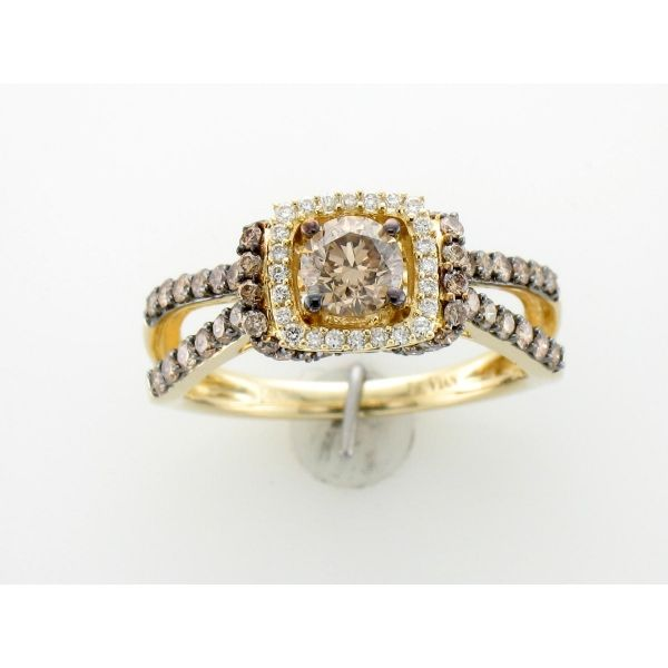LeVian 14K Yellow Gold Chocolate & White Diamond Ring Confer’s Jewelers Bellefonte, PA