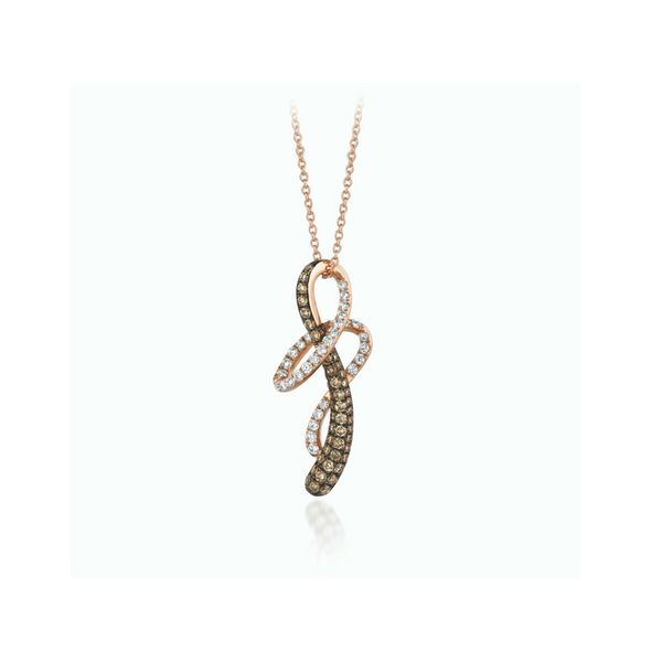 LeVian 14K Rose Gold .82ctw Chocolate Diamond Pendant Confer’s Jewelers Bellefonte, PA