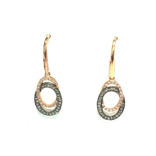 10K Gold Mocha & White Diamond Ovals Earrings Confer’s Jewelers Bellefonte, PA