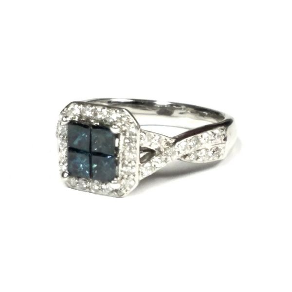 14K Gold Blue & White Diamond Ring Confer’s Jewelers Bellefonte, PA