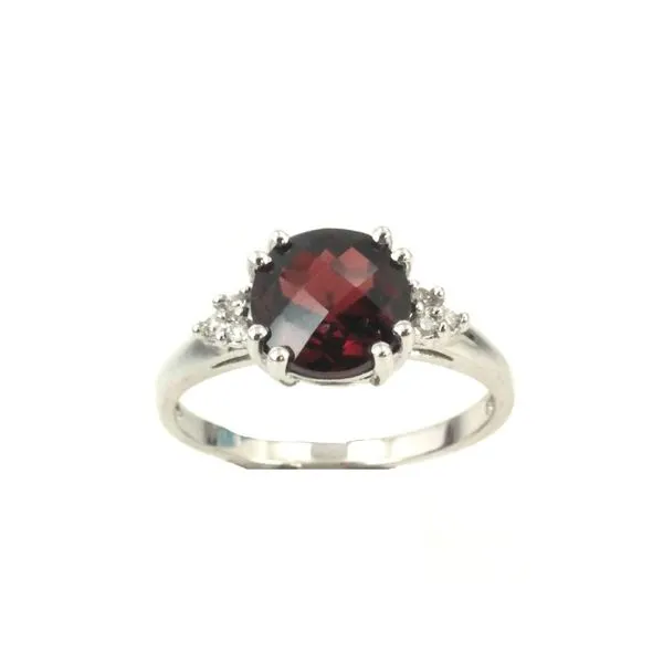 14K Gold Garnet & Diamond Ring Confer’s Jewelers Bellefonte, PA