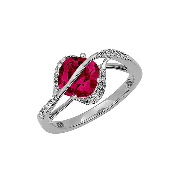 14K Gold Lab Created Ruby & Diamond Ring Confer’s Jewelers Bellefonte, PA
