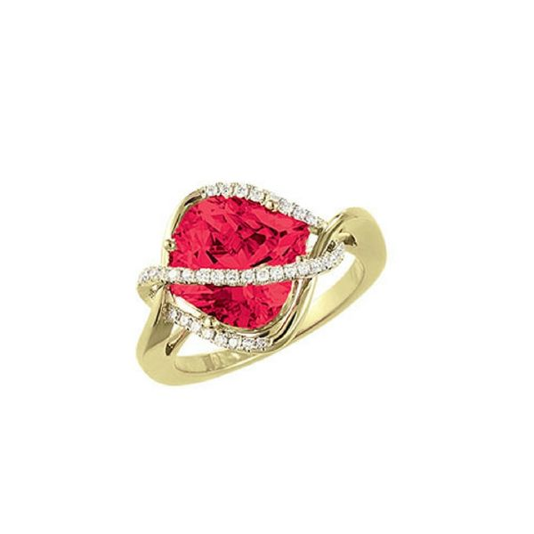 14K Gold Lab Created Ruby & Diamond Ring Confer’s Jewelers Bellefonte, PA