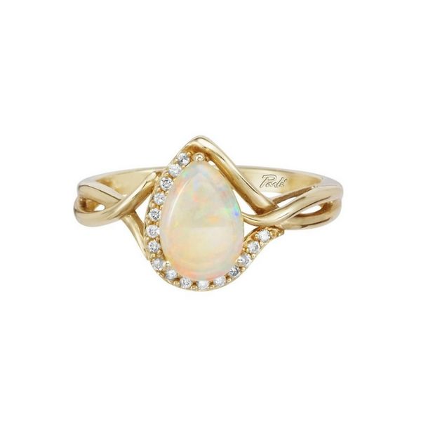 14K Yellow Gold Opal & Diamond Ring Confer’s Jewelers Bellefonte, PA