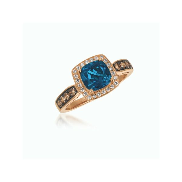 14K Rose Gold LeVian London Blue Topaz & Diamond Ring Confer’s Jewelers Bellefonte, PA