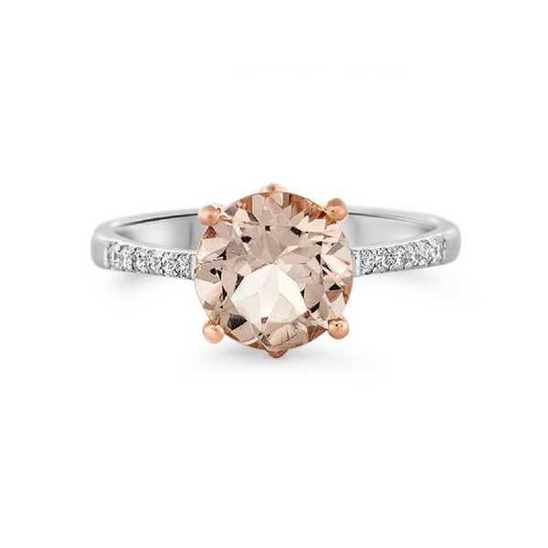 14K White & Rose Gold Morganite & Diamond Ring Confer’s Jewelers Bellefonte, PA