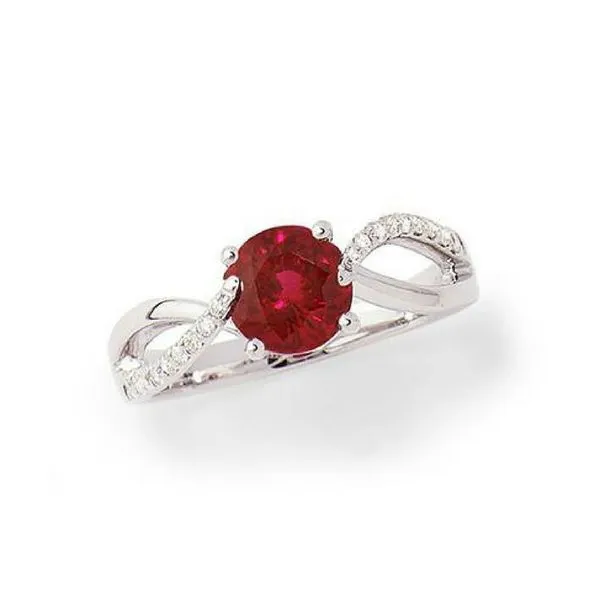 14K Gold Lab Created Ruby & Diamond Ring Confer’s Jewelers Bellefonte, PA