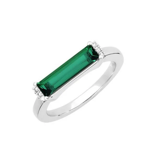 14K Gold Lab Created Emerald & Diamond Ring Confer’s Jewelers Bellefonte, PA