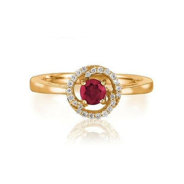 14k Yellow Gold Ruby and Diamond Ring Confer’s Jewelers Bellefonte, PA